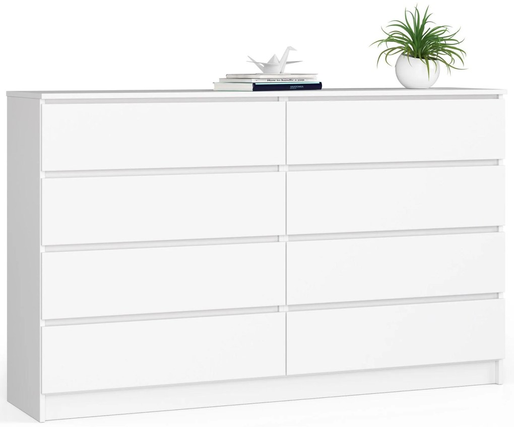 Komoda Koa IV (biela). Akcia -19%. Vlastná spoľahlivá doprava až k Vám domov. 1128707