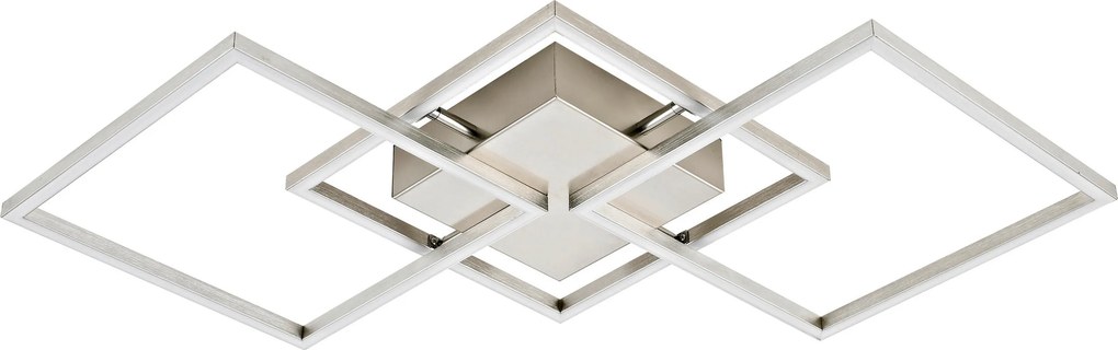 XXXLutz STROPNÉ LED SVIETIDLO, 75,5/37/6 cm Novel - Interiérové svietidlá - 008983001201