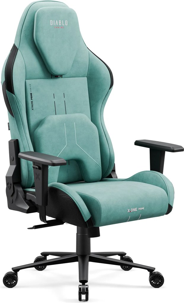 Herné kreslo Normal Size, mätový-čierny: Diablo X-One Prime Mystic Mint