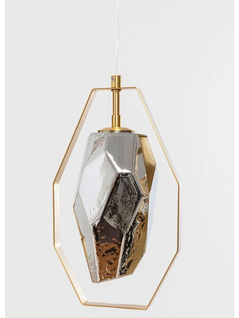 Diamond visiaca lampa mosadzná