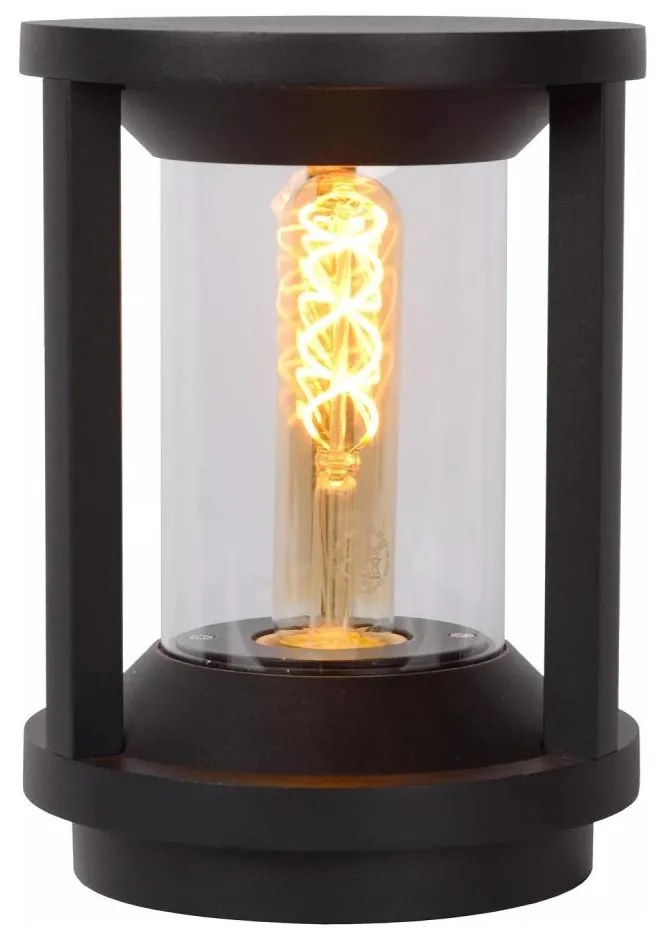 Lucide 15804/22/30 - Vonkajšia lampa CADIX 1xE27/15W/230V 22 cm IP65 čierna