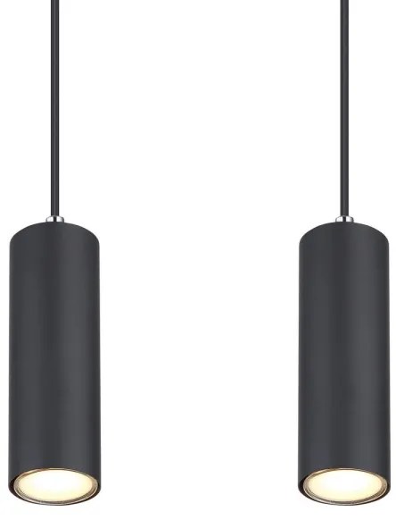 Globo 57911-4HB - Luster na lanku ROBBY 4xGU10/35W/230V čierna