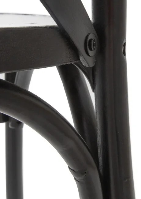 Jedálenská stolička DREV čierna 875743