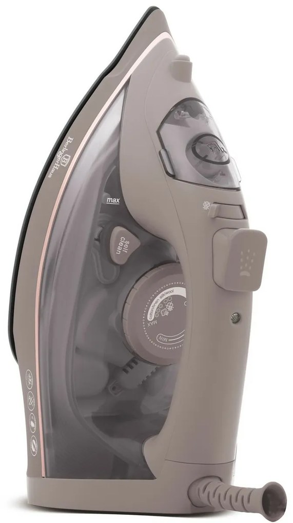 BerlingerHaus Žehlička naparovacia 2200 W Taupe