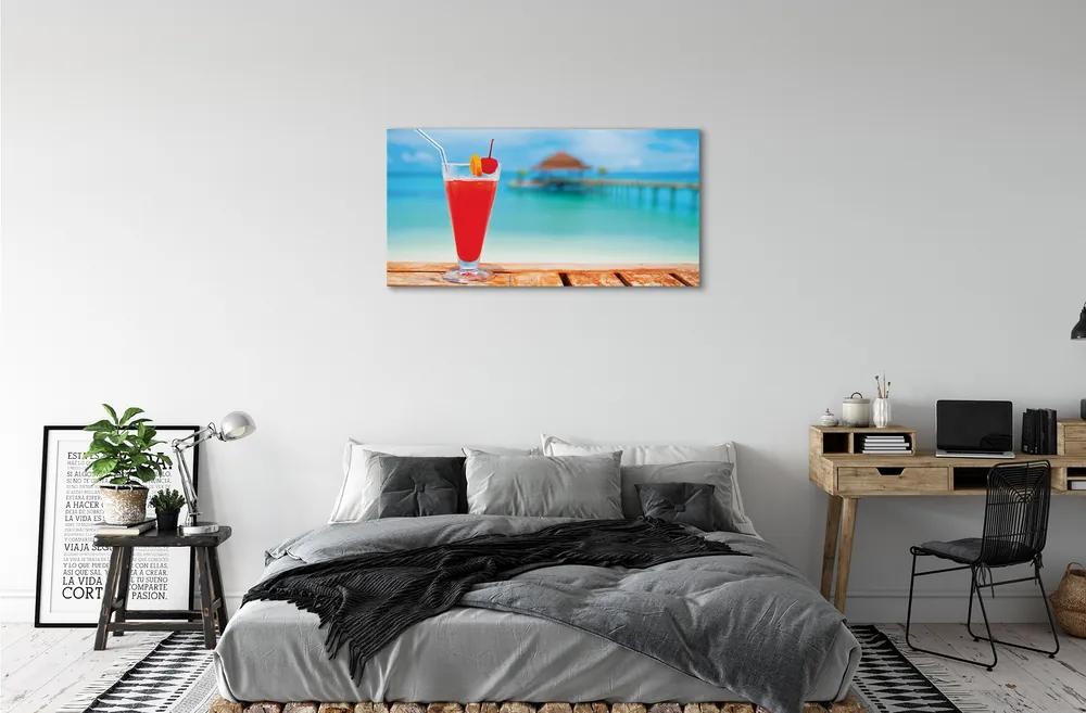 Obraz canvas Koktejl pri mori 100x50 cm