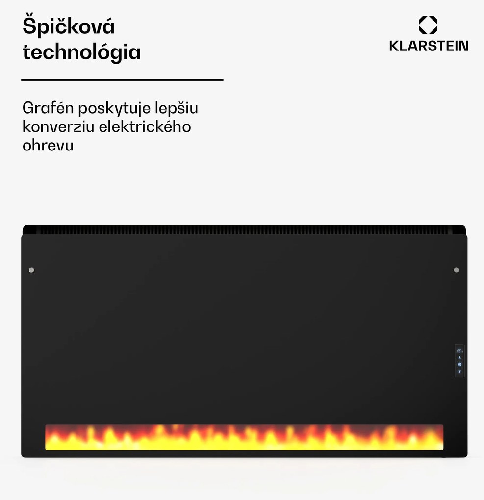 Klarstein ZenHeat Graphene nástenný ohrievač 1300 W