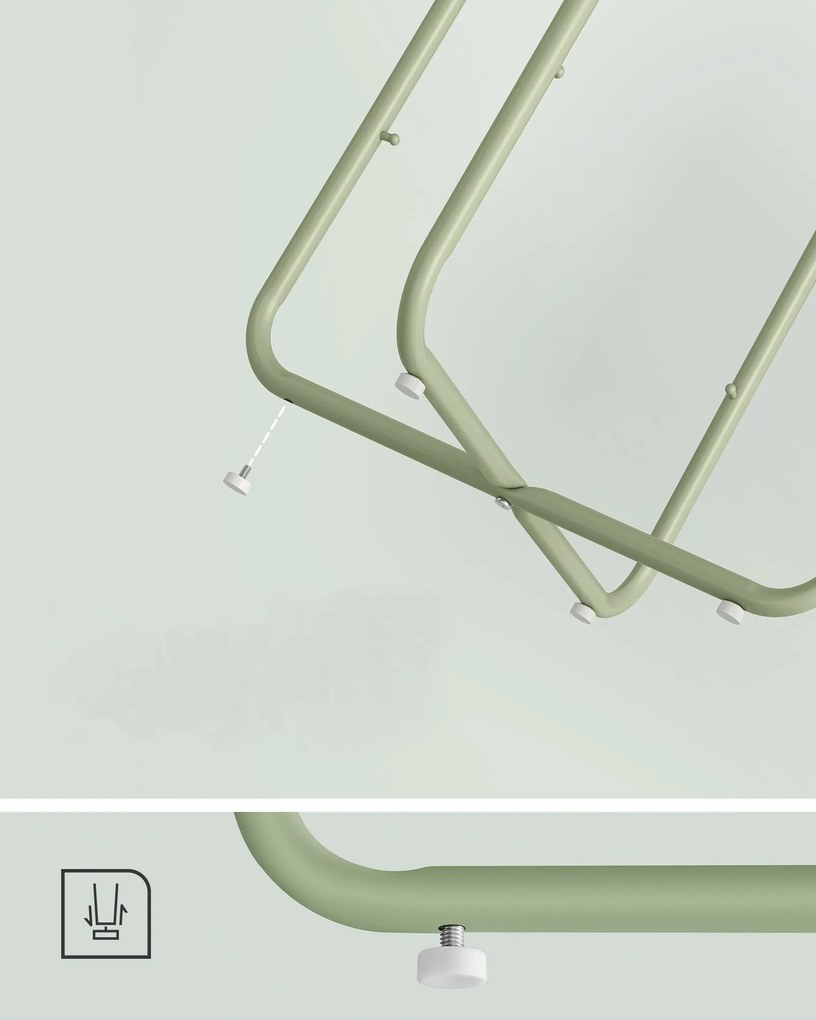 Odkládací stolek Vasagle Moris zelený