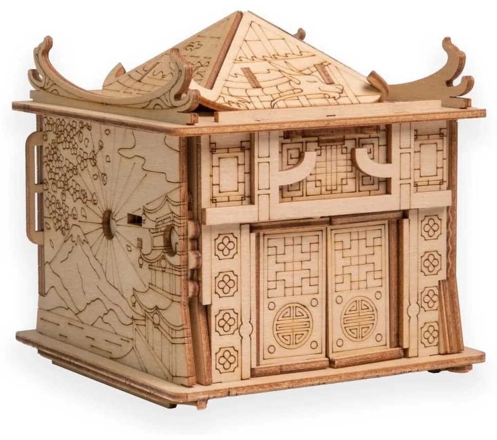 EscapeWelt - Drevený hlavolam Dračí dom