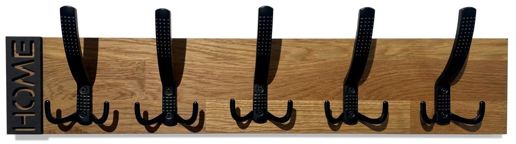 Dekorstudio Nástenný dubový vešiak Modern Oak 60cm