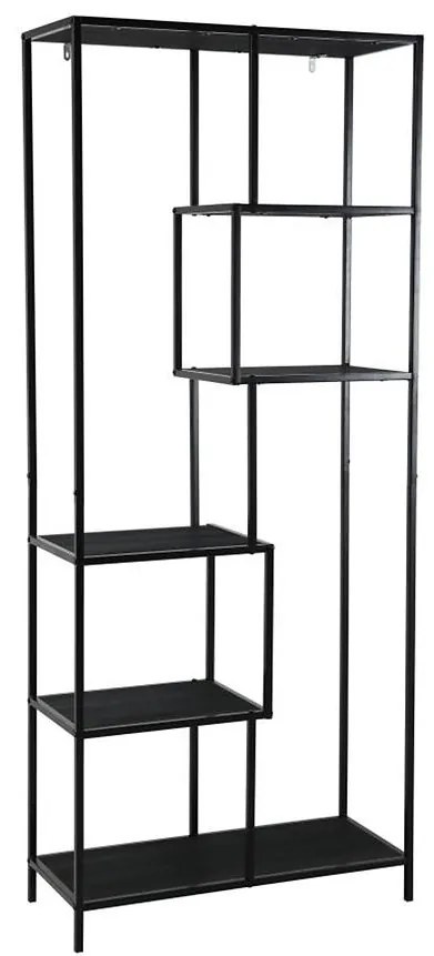 Regál Benton 31333K čierna 6T