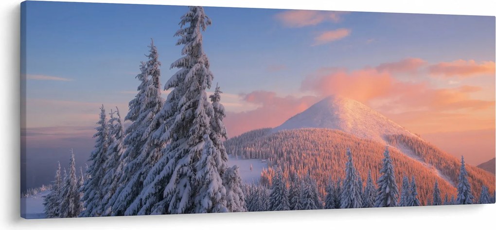 Obraz - Zimná krajina (120x50 cm)
