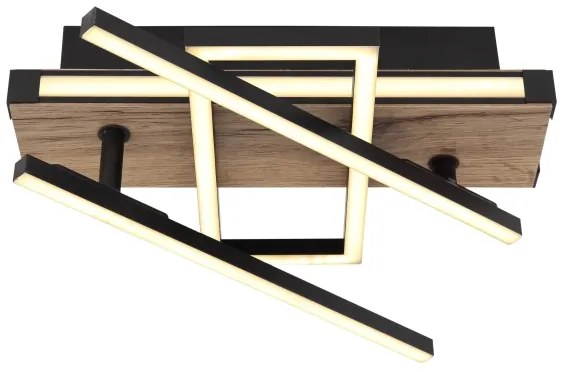 Globo 67299D2 - LED stropné svietidlo COLLI LED/30W/230V hnedá/čierna