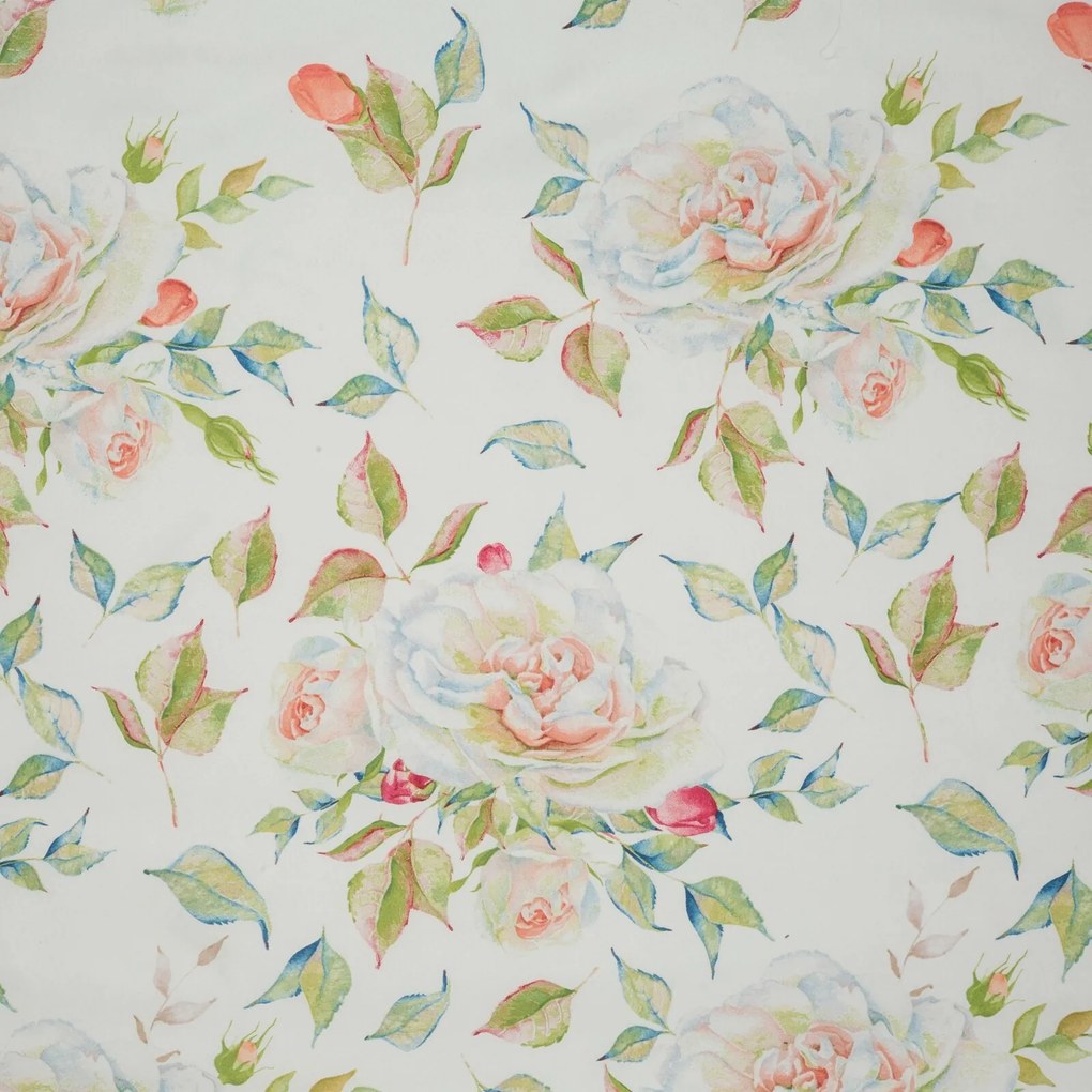 POSTEĽNÉ OBLIEČKY D91 ROSA 220X200 CM, 2 KS 70X80 CM VZOROVANÉ