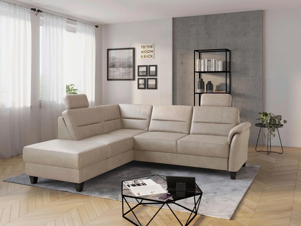 XXXLutz ROHOVÁ SEDAČKA, textil, béžová Sit & More - Sedačky - 000144019788