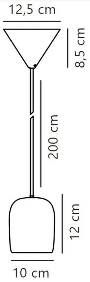 Nordlux - Luster na lanku NOTTI 1xE27/25W/230V zelená