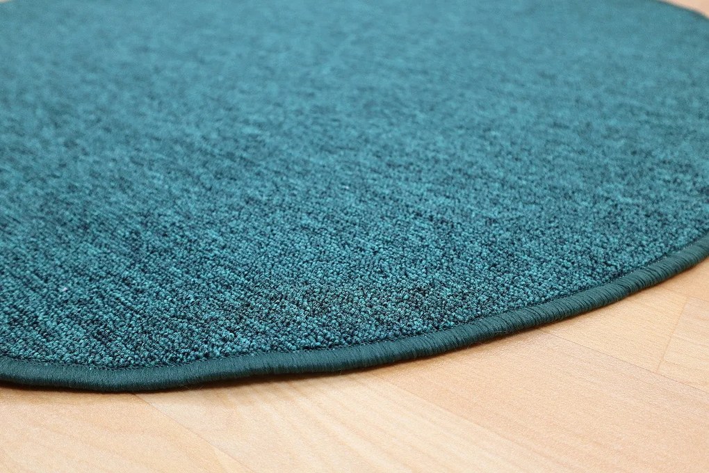 Vopi, Kusový koberec Astra zelená kruh, 67x67 (priemer) kruh, zelená, chodba / predsieň
