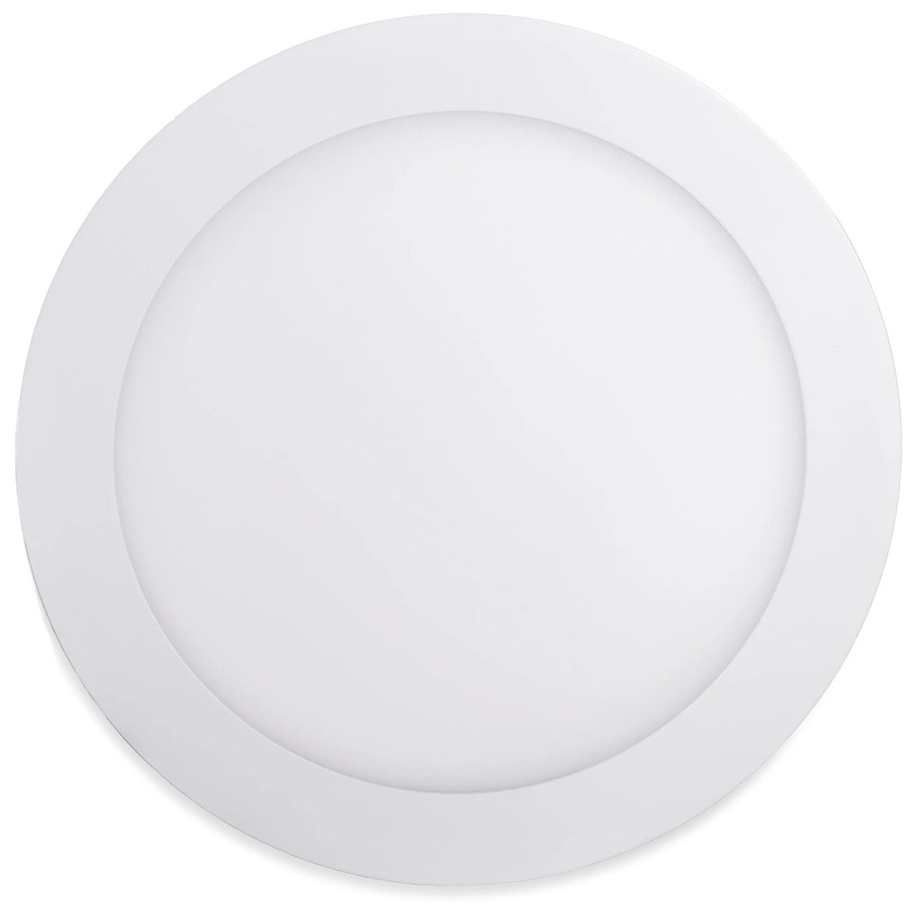LED Solution Biely vstavaný LED panel guľatý 120mm 6W Premium Farba svetla: Teplá biela 706
