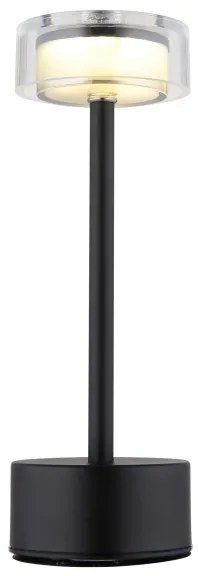 Globo 21026S - LED Stm. stolná lampa SHIRA LED/2,5W/3,7V 2700/4000/6500K čierna