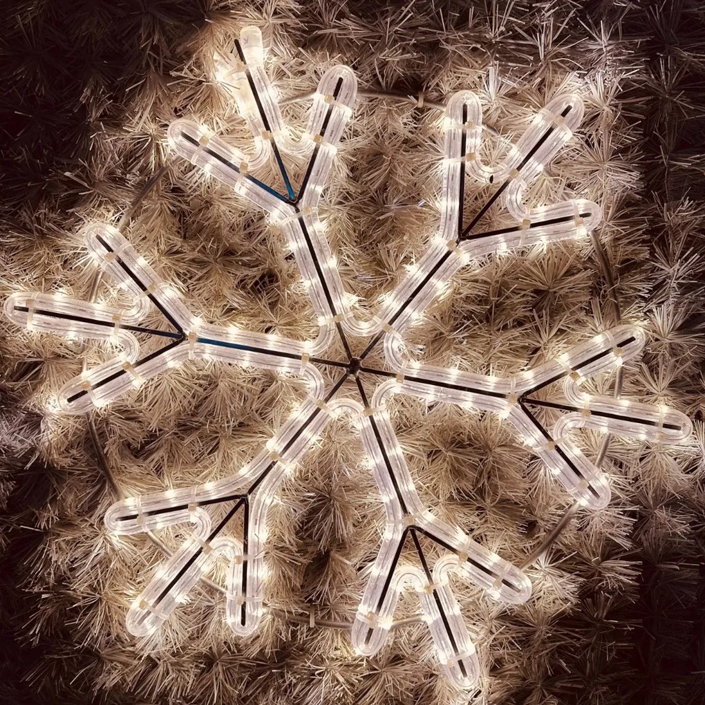 DECOLED LED svetlo III, závesné, priemer 80 cm, teplá biela