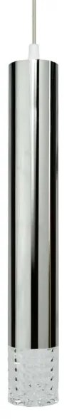 Luster na lanku TUBI 1xGU10/8W/230V lesklý chróm