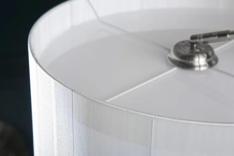 Stojanová lampa Ample biela