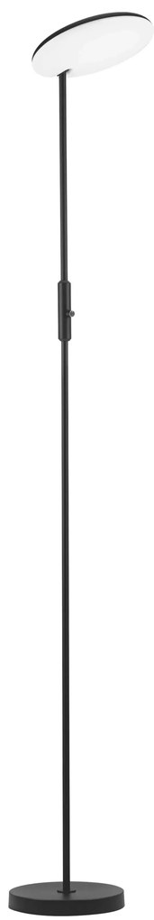 LED stmievateľná čierna stojaca lampa Notos