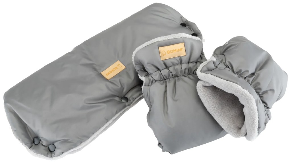 Bomimi FLAF PREMIUM rukavice na kočík, grey
