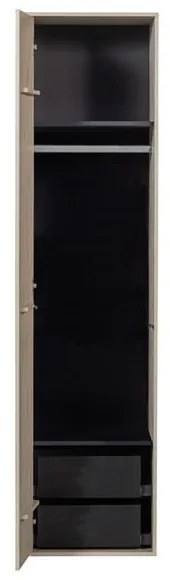 Krémová modulárna skriňa z borovicového dreva 50x200 cm Daily – vtwonen