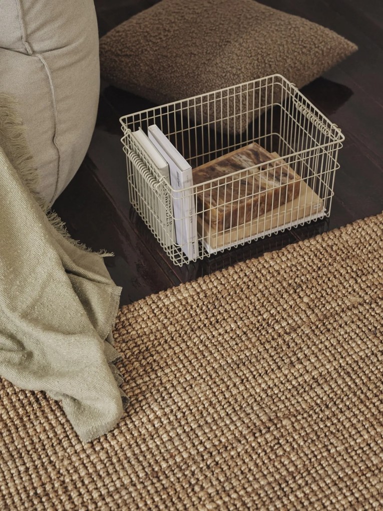 Ferm Living Úložný kôšík CALA 36 cm sada 2 ks kašmírová železo
