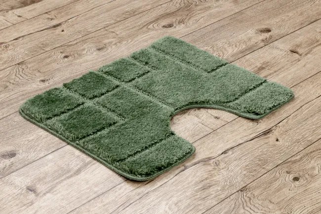 Sada kúpeľňových koberčekov SUPREME LINES línie, zelená