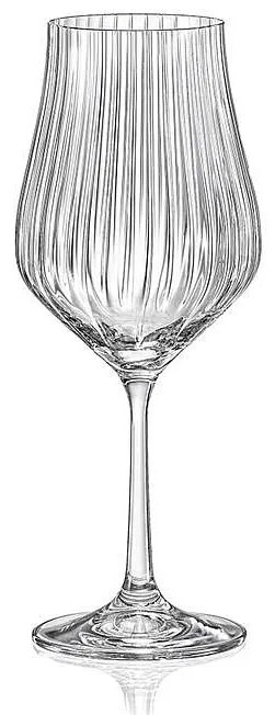 Crystalex Poháre na víno TULIPA OPTIC 350 ml, 6 ks