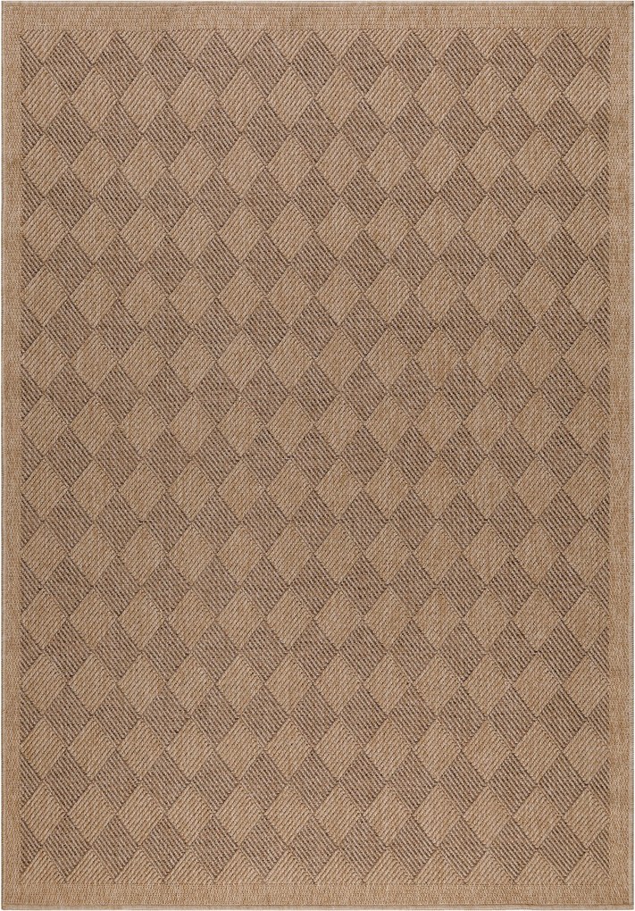 Ayyildiz, Kusový koberec Dhaka 8713 Black, 160x230, hnedá, chodba / predsieň