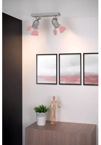 Lucide 17997/02/66 - Bodové svietidlo PICTO 2xGU10/35W/230V ružová