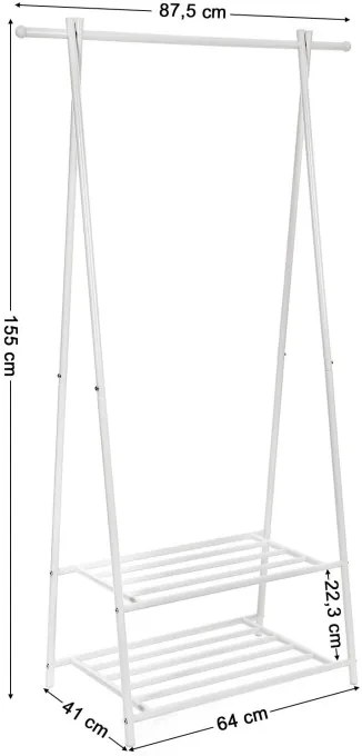 Závesný stojan s botníkom HSR05W