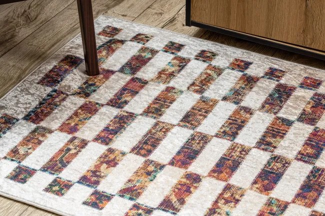 Protišmykový koberec / behúň ANDRE 43780 béžový / terakota