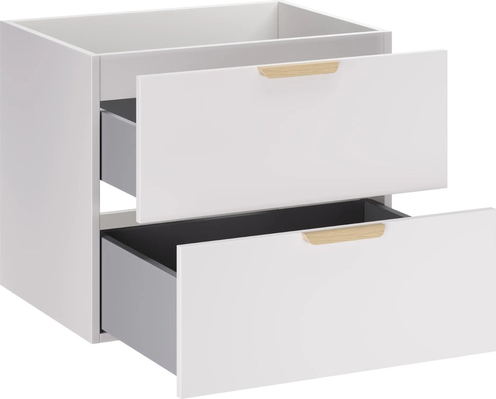 Comad Kúpeľňová skrinka pod umývadlo Aster White 60 biela