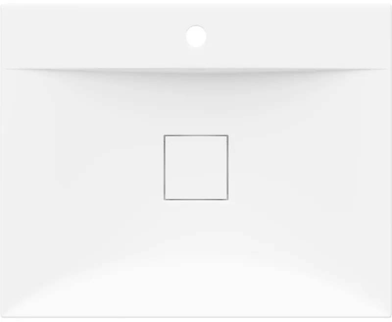 Mexen Poli, umývadlo na dosku z konglomerátu 60 x 48 cm, biela, 23026001