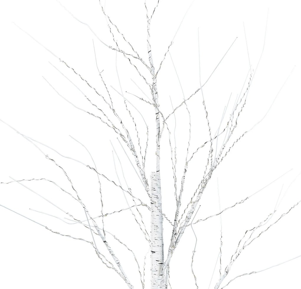 Vonkajšia LED dekorácia stromček 160 cm biela LAPPI Beliani