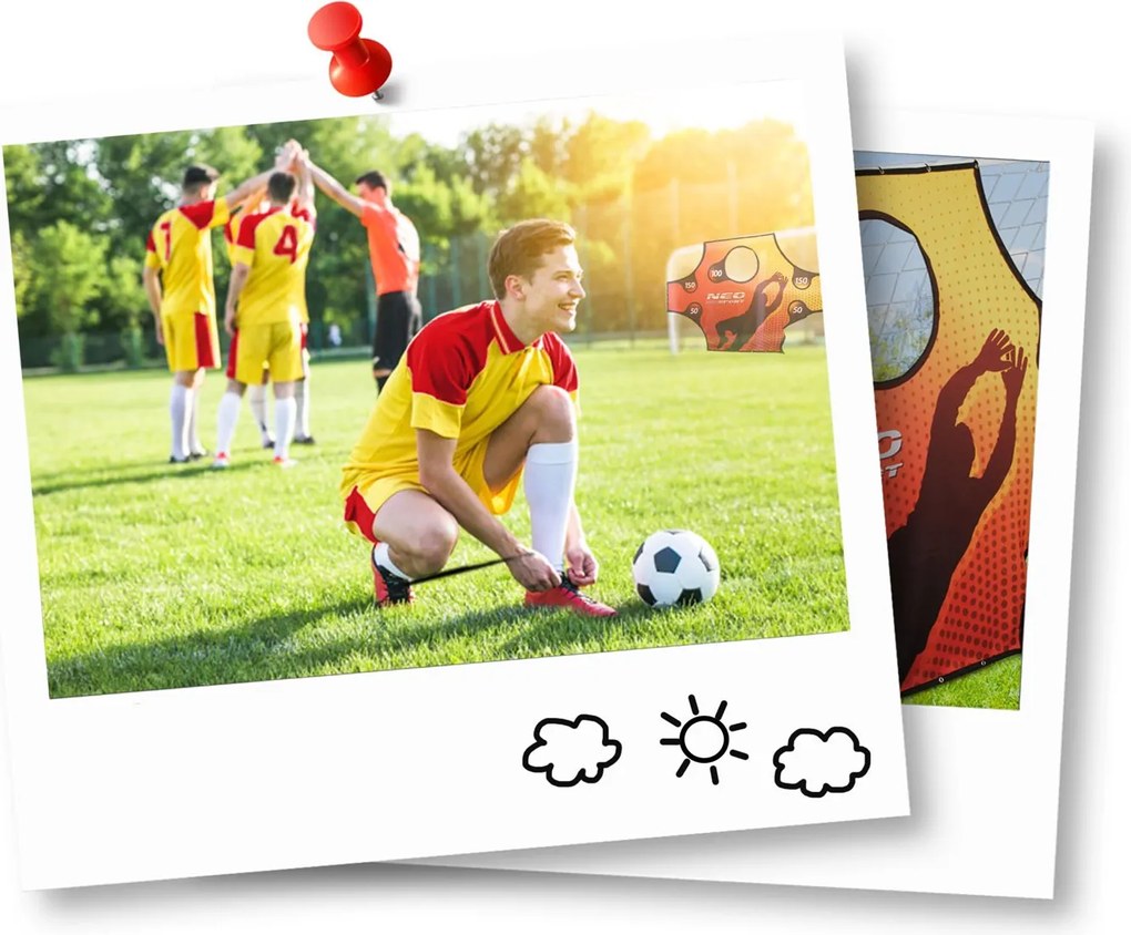 Tréningová bránka Rebounder Neo-Sport 120 x 120 cm
