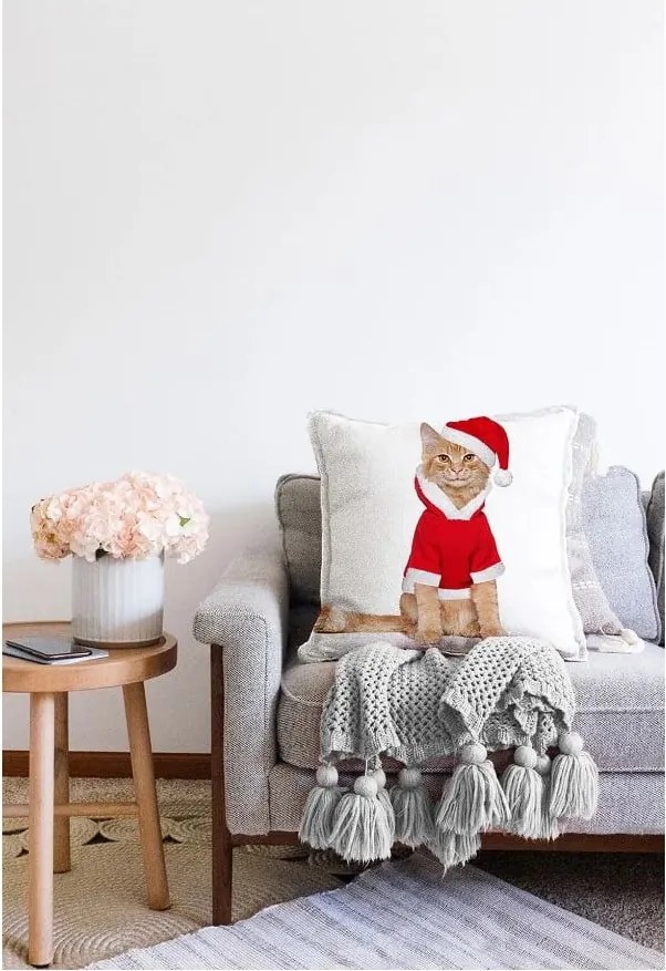 Obliečka na vankúš s vianočným motívom 43x43 cm – Mila Home