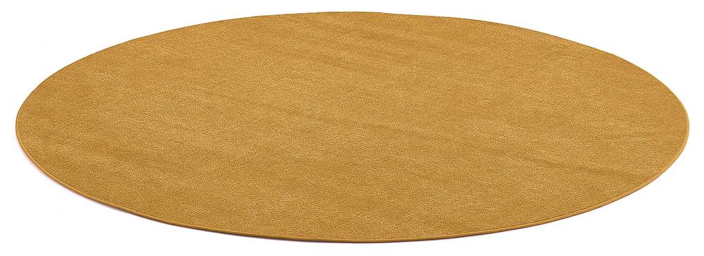 Okrúhly koberec KEVIN, Ø 3000 mm, žltá