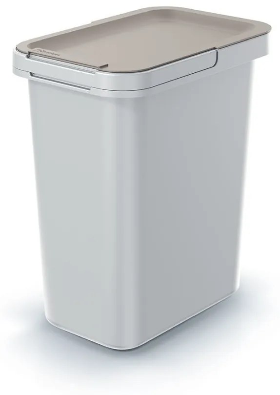 Set odpadkových košov SYSTEM 4x12 l popolavo šedý