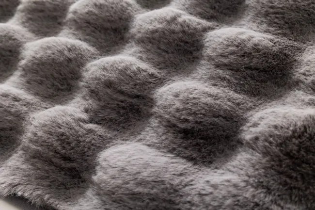 Kúpeľňový koberček Bubbles sivý