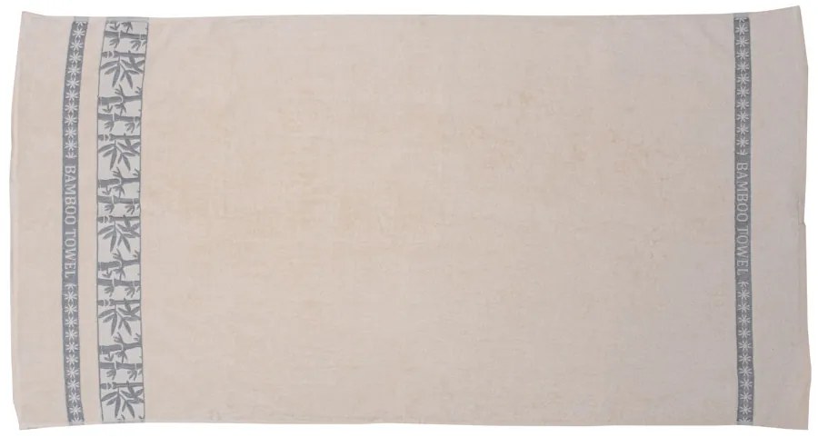 Bambusový uterák BAMBOO 50x90 cm krémový, 70% bambusové vlákno | 30% bavlna