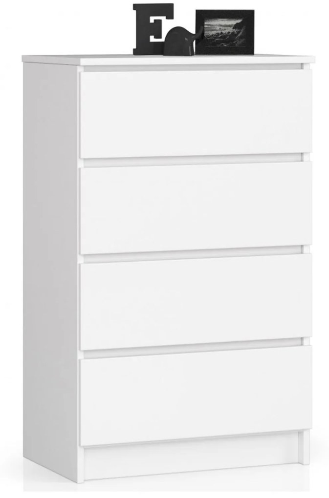 Komoda K60 4SZ biela