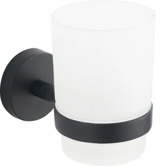 Mexen Loft pohár na zubné kefky, čierny - 7012638-70