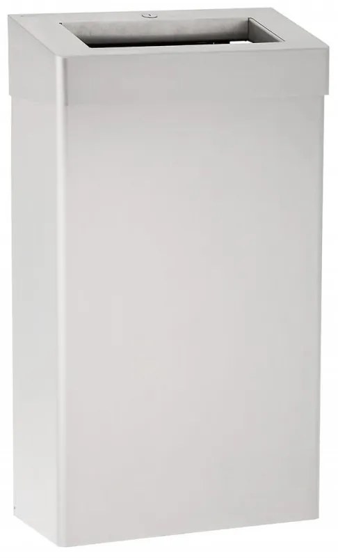 Závesný odpadkový kôš Stella R10 Advanced, 27 l, matný nerez