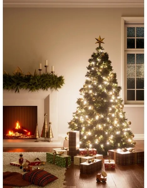 LED RGBW Vonkajšia vianočná reťaz ESSENTIALS 250xLED 2x10m 2700-6500K Wi-Fi IP44