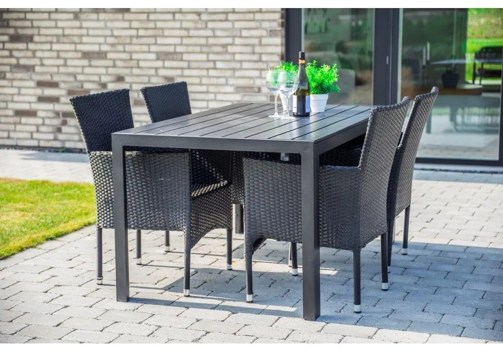 Záhradný stôl s artwood doskou Bonami Selection Viking, 90 x 150 cm