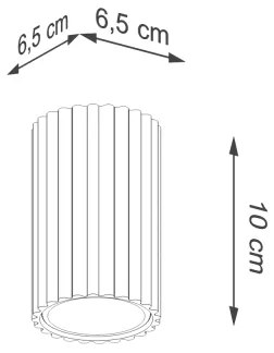 Brilagi - LED Bodové svietidlo CRESTO 1xGU10/10W/230V 10 cm biela